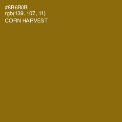 #8B6B0B - Corn Harvest Color Image